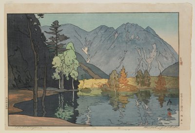 Hodakayama, ze série, Dvanáct scén v japonských Alpách, éra Taisho od Hiroshi Yoshida