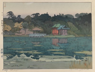 Sakujii (dřevěný tisk na papíře) od Hiroshi Yoshida