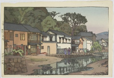 Malé město v okrese Chu_goku od Hiroshi Yoshida