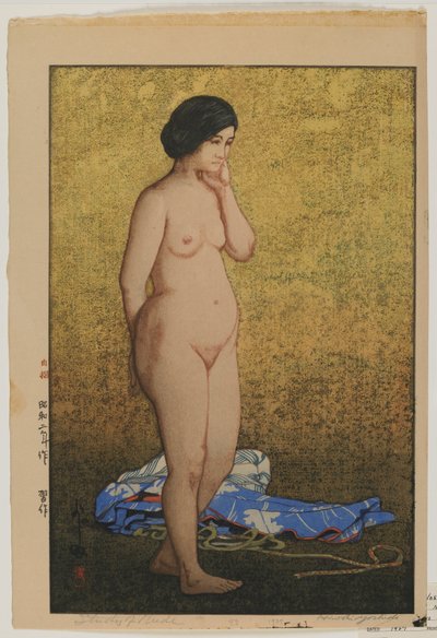 Studie aktu, éra Showa od Hiroshi Yoshida