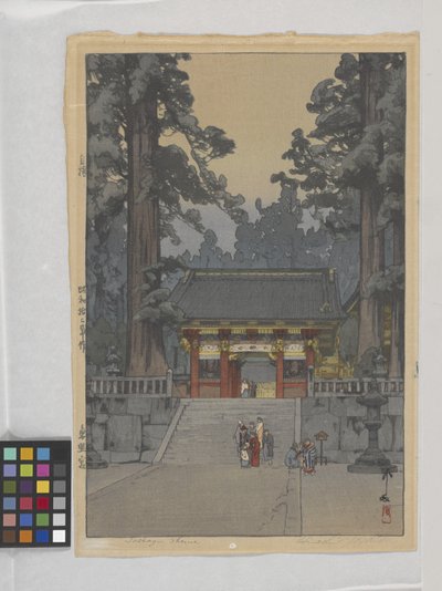 Svatyně Toshoyu od Hiroshi Yoshida