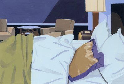 Hotel, ložnice, 2016, od Hiroyuki Izutsu