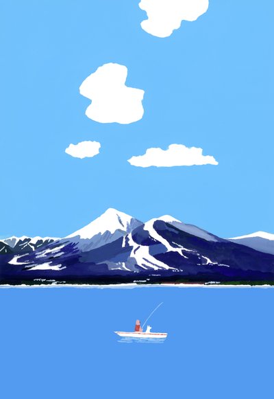 Hory a jezera od Hiroyuki Izutsu