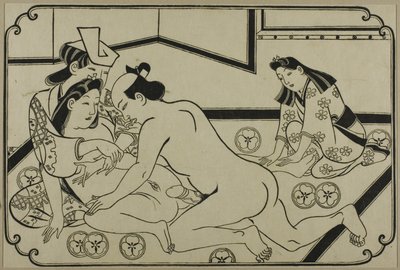 List z alba shunga od Hishikawa Moronobu