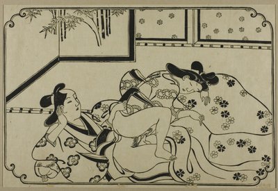 List z alba shunga od Hishikawa Moronobu