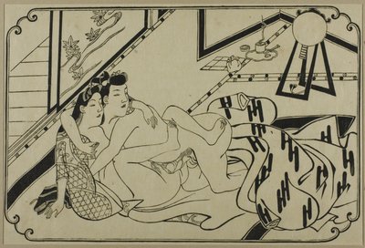 List z alba shunga od Hishikawa Moronobu
