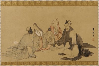Šest nesmrtelných básníků, období Edo, konec 18.-začátek 19. století. od Hishikawa Sori