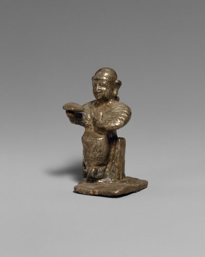 Sedící žena, cca 14.–13. století před naším letopočtem (stříbro) od Hittite