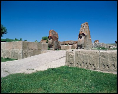 Pohled na bránu Sfingy od Hittite Hittite