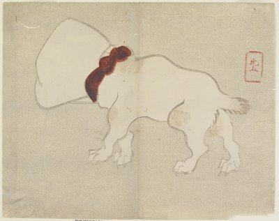 (Pes s taškou přes hlavu), c. 1830 od Hogyoku