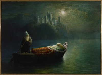 Smrt Elaine, 1877 od Homer Watson