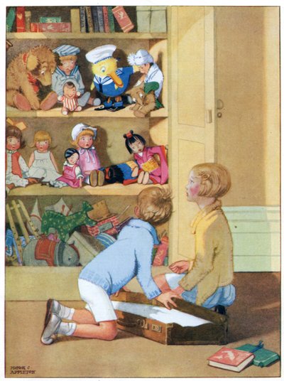 Všichni kromě Charlieho vypadali nešťastně, ilustrace z 