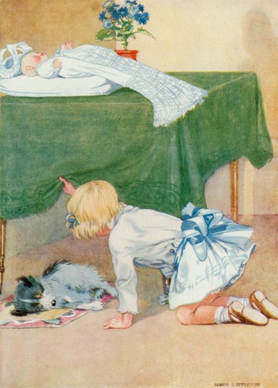 Ilustrace k narozeninám Josephine (barevné lito) od Honor Charlotte Appleton