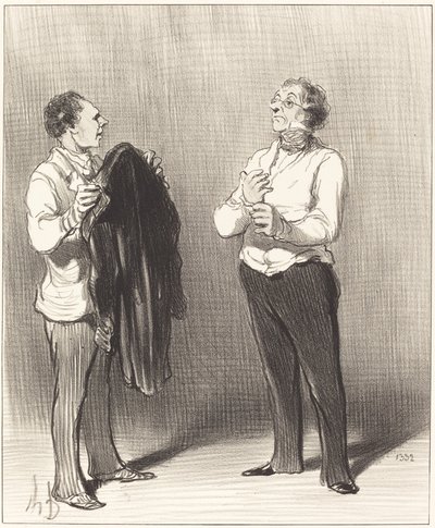 (Sluha) - Monsieur by udělal dobře... od Honoré Daumier