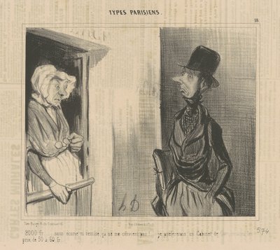 2000 fr...bez stáje...to mi nesedí! od Honoré Daumier