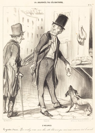 2 hodiny od Honoré Daumier