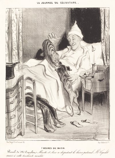 7 ráno od Honoré Daumier