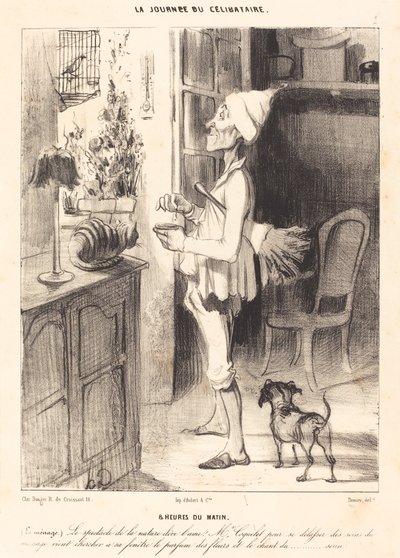 8 ráno od Honoré Daumier
