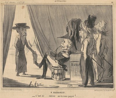 Bukurešť od Honoré Daumier