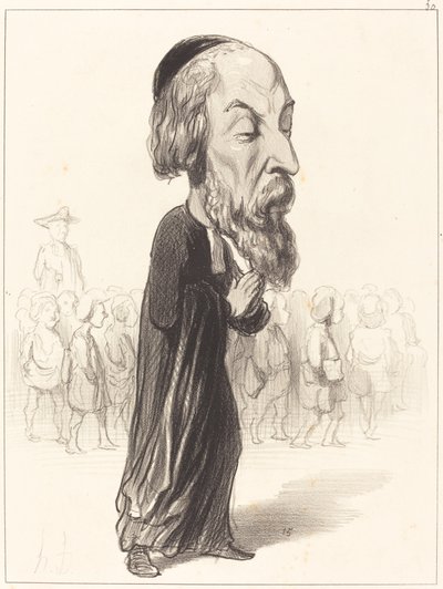 A. Fred. Pierre Comte de Falloux od Honoré Daumier
