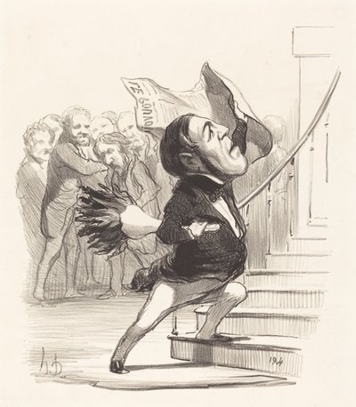 A. Granier de Cassagnac od Honoré Daumier