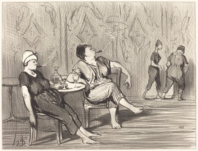 U baru od Honoré Daumier
