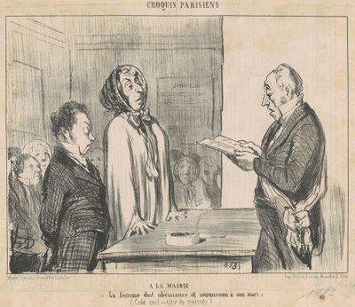 U starosty... od Honoré Daumier