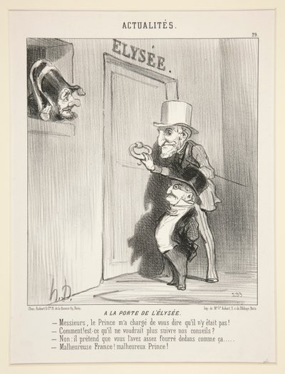 U dveří od Honoré Daumier