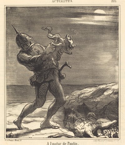 Jako Pantin od Honoré Daumier