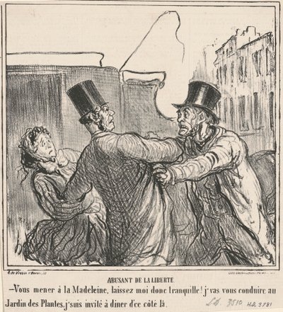 Zneužívání svobody od Honoré Daumier