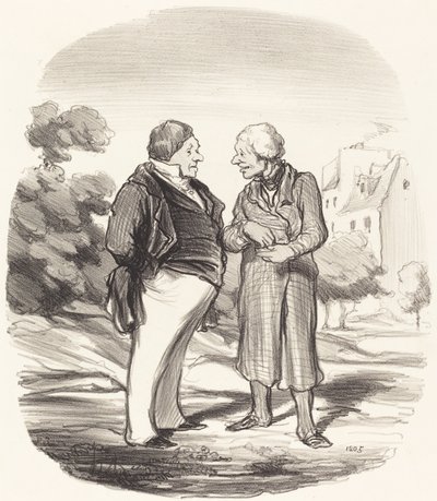 Kalifornští akcionáři od Honoré Daumier