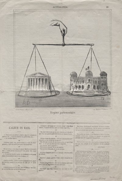 Aktuality (č. 10): Parlamentní režim od Honoré Daumier