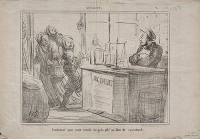 Aktuality (č. 252): Odsouzen za to, že jsem místo vlhkého hnědého cukru prodal hromadu písku od Honoré Daumier