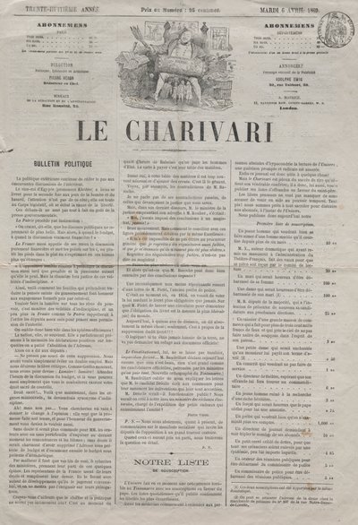 Aktuality č. 64: Potíže stát se štíhlým, 1869. od Honoré Daumier