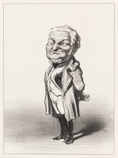 Adolf Thiers od Honoré Daumier