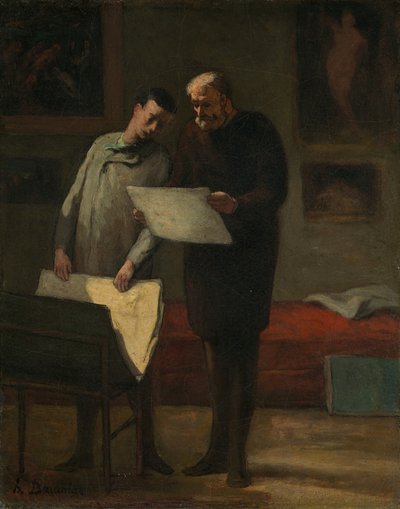 Rada pro mladého umělce od Honoré Daumier
