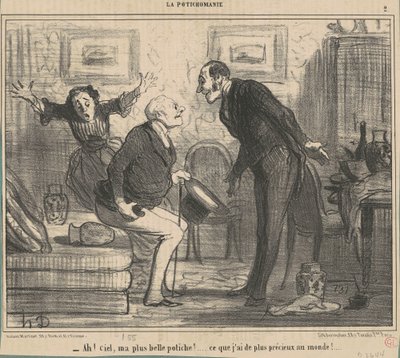 Ach! Nebe, moje nejkrásnější potiche! ... od Honoré Daumier