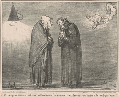 Uh! Co je Buffa dlouhá jako šifra... od Honoré Daumier