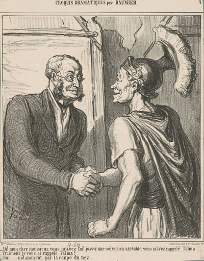 Ach! Můj milý pane, máte mě... od Honoré Daumier