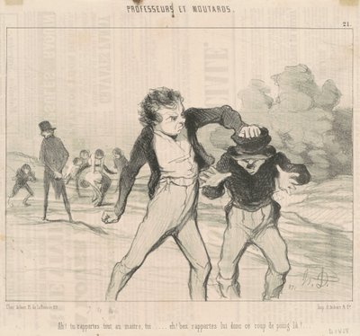 Ach! Vše nahlásíš pánovi... od Honoré Daumier