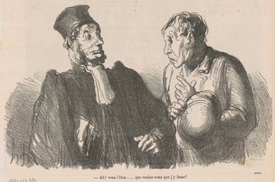 Ach! Ty jsi... co chceš... od Honoré Daumier