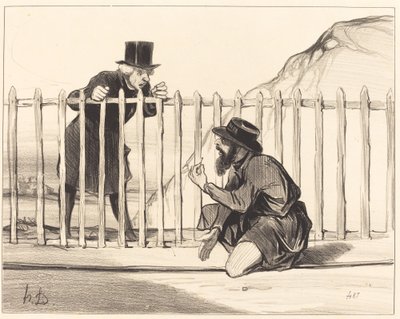 Ach! no... konvoj... se může lichotit, aby mu unikl... od Honoré Daumier
