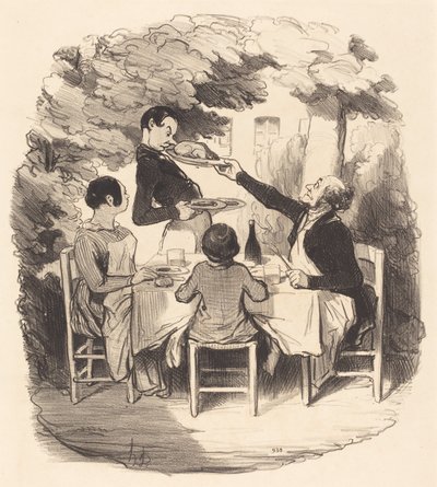 Ach! je to čerstvé... ale ty ne, chlapče... od Honoré Daumier