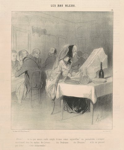 Pojďme! ... Ještě jsme neinformovali o mém románu ... od Honoré Daumier