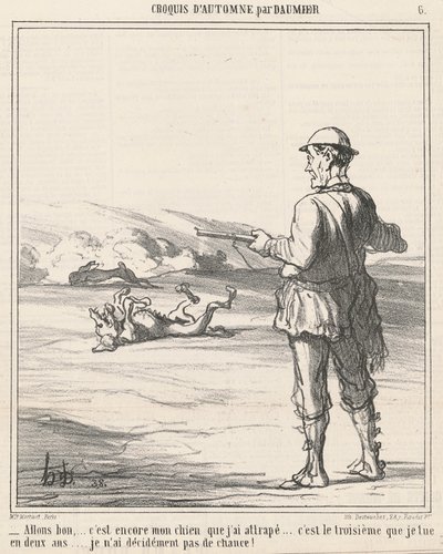 No tak, je to zase můj pes... od Honoré Daumier