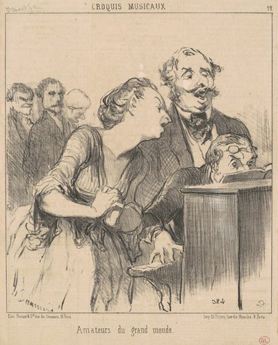 Velcí milovníci světa od Honoré Daumier