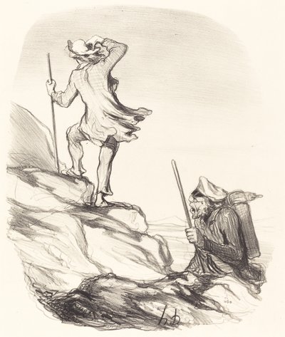 Vidíš civilizované místo... od Honoré Daumier