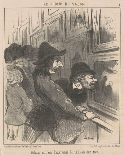 Umělci zkoumající... od Honoré Daumier