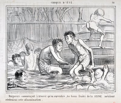 Umělecké dílo od Honore Daumiera (1808-1879) Charivari pochází z roku 1858: Serie CRUQUIS D