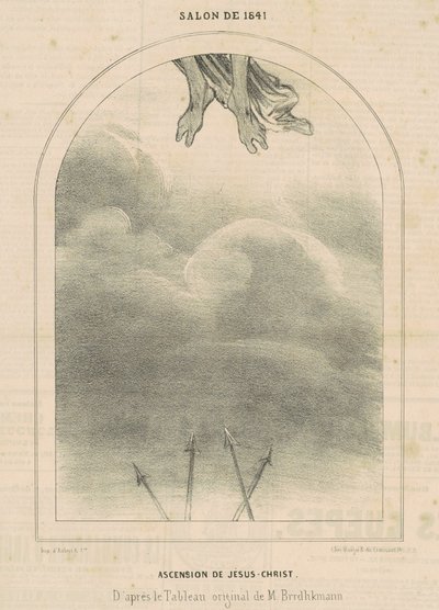 Nanebevstoupení Ježíše Krista od Honoré Daumier